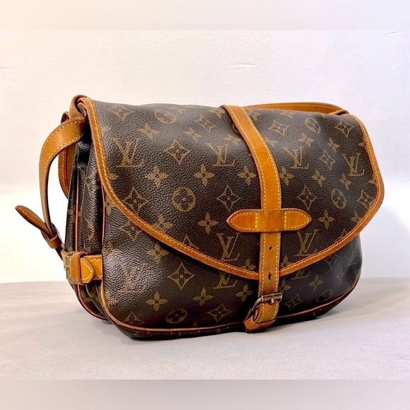 Louis Vuitton Saumur 30 Crossbody Double Saddle Brown Messenger - Picture 14 of 16